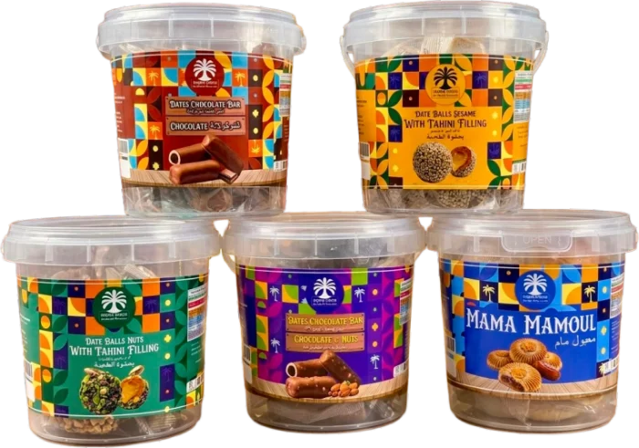 Dates Balls — Assorted tubs